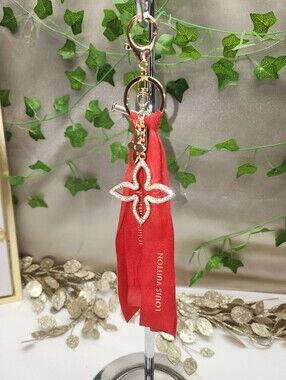 Authentic Louis Vuitton Ribbon On An Unbranded Charm GORGEOUS